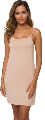 Miniatura 2 de Minivestido básico con tirantes delgados ajustables para mujer