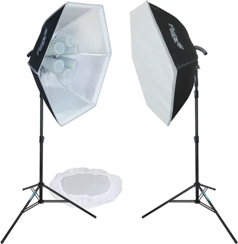 LINCO Lincostore Flora LED 1860 * 2 luces de fotografía súper brillantes para fotografía, película y estudio de video iluminación AM161- Cena