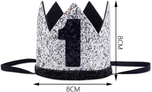 Miniatura 2 de Alydppg Coronas de bebé de primer cumpleaños