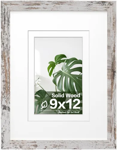 Miniatura 85 de Egofine - Portarretratos de 4 x 6 pulgadas, de madera maciza con plexiglás, para fotos de 3.5 x 5 con paspartú o de 4 x 6 sin paspartú, para colocar