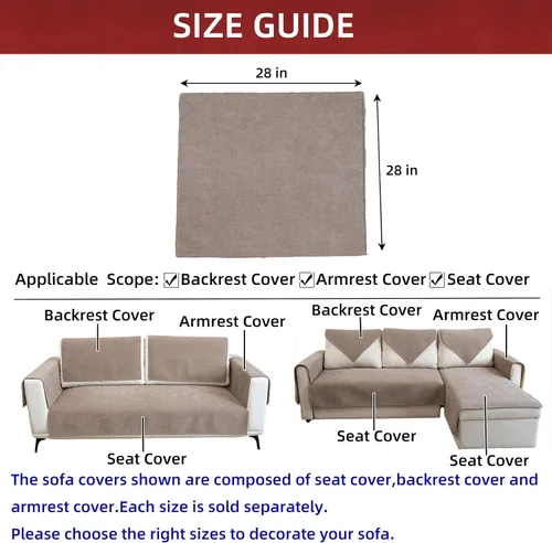 Miniatura 3 de Funda de sofá para sillón, fundas de sofá antideslizantes para perros, funda lavable para sillón, protector de sofá, funda para respaldo, funda