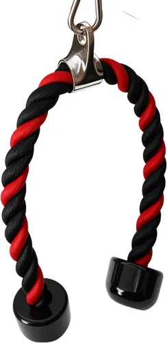 Miniatura 7 de Accesorios de cable de cuerda de tríceps pesados, accesorios de máquina de cable para gimnasio en casa, cuerda de tríceps de nailon para accesorios