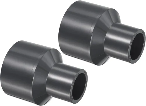 Miniatura 18 de PATIKIL UPVC Reductor de tubería de montaje de 1-1/2 "x 1" Socket Schedule 80, conector adaptador de acoplamiento recto, gris