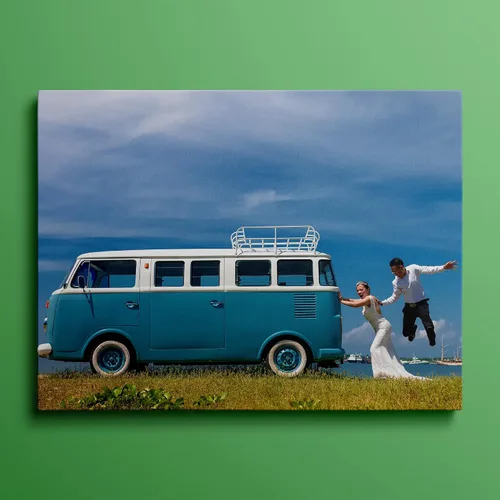 Miniatura 2 de Dargr Arte de pared personalizado desde tu teléfono, impresiones en lienzo personalizadas para familia, vacaciones, festivales, póster enmarcado