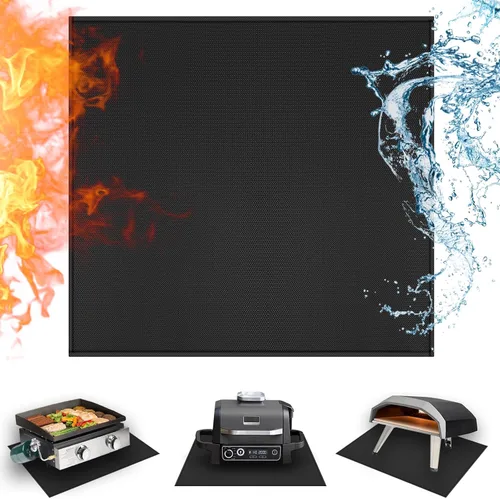 Miniatura 21 de Alfombrillas de parrilla ignífugas de 15 x 18 pulgadas para parrilla de mesa al aire libre para proteger tu mesa de parrilla, tapete de mesa