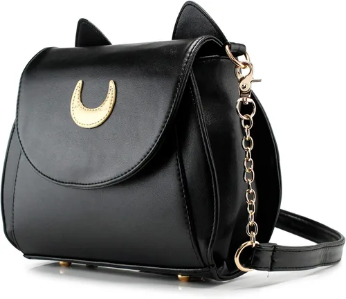 Miniatura 2 de Oct17 Moon Luna Design Monedero Kitty Cat Satchel bolso de hombro diseñador mujeres bolso Tote PU cuero Sailer