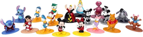 Miniatura 4 de Jada Toys Disney 1.65" 18-Pack Serie 1 - Figuras coleccionables de metal fundido a presión, juguetes para niños y adultos (33201)