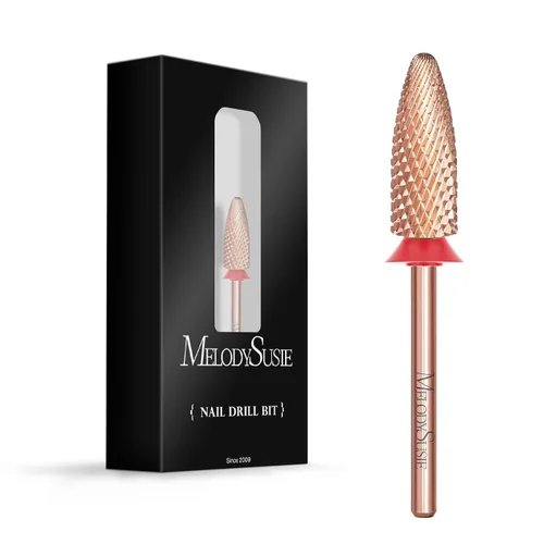 Miniatura 11 de MelodySusie Brocas largas para uñas con llama, brocas de tungsteno de carburo de 3/32 pulgadas, adecuadas para manicura, pedicura, cutícula, esmalte