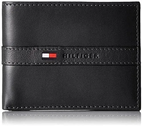 Miniatura 6 de Tommy Hilfiger Billetera plegable clásica para hombre con ventana de identificación y múltiples ranuras para tarjetas