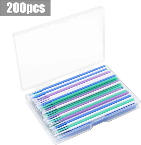 Miniatura 5 de Pinceles de pintura de retoque para reparación de virutas de pintura automotriz, microaplicadores desechables (1.5, 2.0, 2.0, 0.098 in, multi)-200
