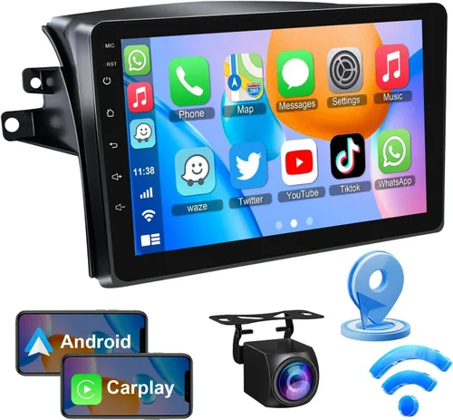 Miniatura 9 de Radio estéreo de coche 4G+64G para Toyota RAV4 2007-2012, Carplay inalámbrico y Android Auto con Android 13 compatible con Bluetooth/Control