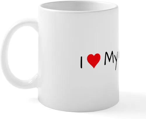 Miniatura 2 de CafePress I Love My Doodle Mugs - Taza de café de cerámica, taza de té, 11 onzas