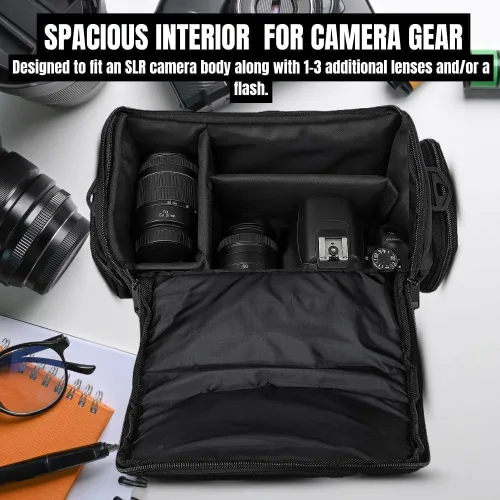 Miniatura 2 de Grande Digital Cámara/Video Bolsa/Funda de transporte acolchada para Nikon D750, D810, D5500, D750, D700, D3000, D3100, D3200, D3300, D5000 Cámara &