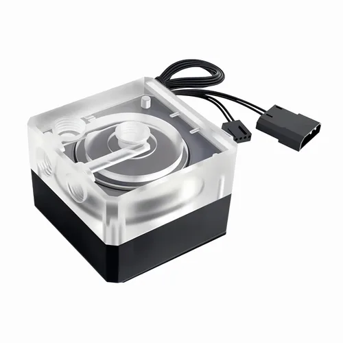 Bomba de enfriador de agua de CPU, bomba para sistemas de refrigeración por agua de PC, soporte PWM -500L/H-G1/4 Agujero roscado