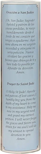 Miniatura 3 de Stonebriar St. Jude - Vela de oración devocional LED sin llama con temporizador automático