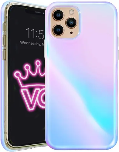 Miniatura 14 de Velvet Caviar Funda brillante iridiscente para iPhone 11 Pro Max, funda protectora estética para mujer (cuarzo rosa rosa)