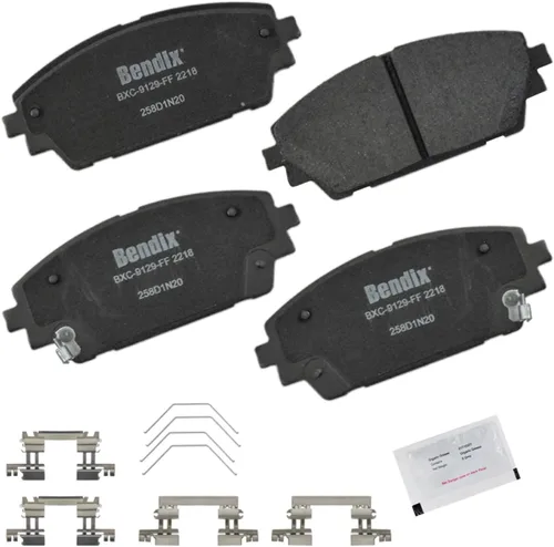 Miniatura 444 de Pastillas de freno delanteras cerámicas Bendix Priority1 CFC2302 para Hyundai Elantra 2021, Sonata 2022-2020, Kia K5 2023-2021