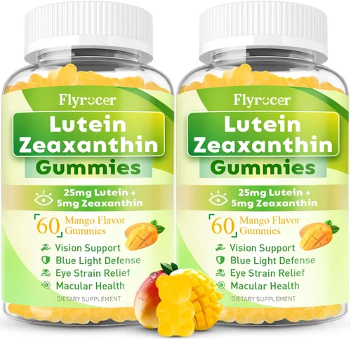 Miniatura 9 de Gomitas de luteína sin azúcar de 25 mg, suplementos de luteína y zeaxantina para la salud ocular, fórmula 13 en 1 para el cuidado de los ojos