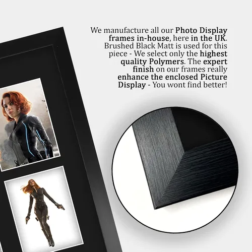 Miniatura 6 de HWC Trading Scarlett Johansson Black Widow Avengers - 16 x 12 pulgadas (A3) Impreso de regalos firmados con autógrafo para fanáticos de recuerdos