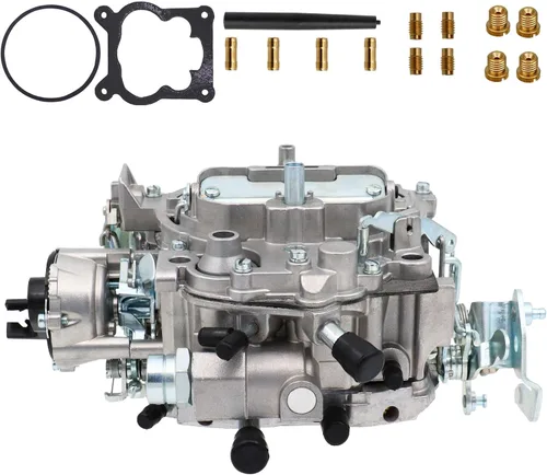 Miniatura 6 de Carburador de 4 barriles para Rochester Quadrajet 1904R 1906R 4MV Carb con estrangulador eléctrico para Chevy 305-350c.i 1980-1989 Motor