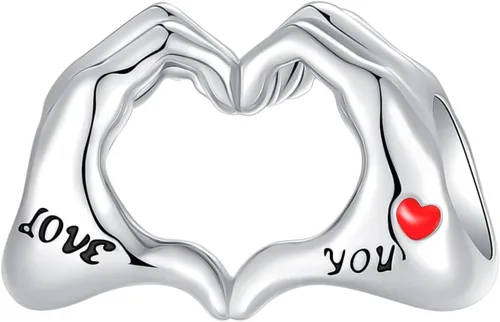 Miniatura 63 de Abalorios de plata de ley 925 con letras de la A ~ Z, para pulseras, collares, Día de San Valentín, Día de la Madre, joyería regalos para mujeres