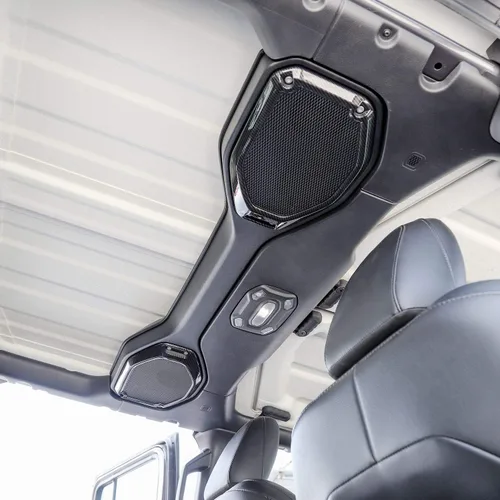 Miniatura 5 de Voodonala Para Wrangler JL JT Altavoz Recorte de audio en la parte superior y una moldura de pilar compatible con Jeep Wrangler 2018-2023 JL JLU