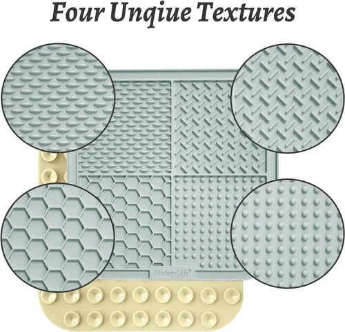 Miniatura 2 de MateeyLife 2PCS Alfombrilla de Lamer Grande para Perros y Gatos, Alfombrillas de Lamer para Alivio de la Ansiedad en Perros, Almohadilla de Lamer