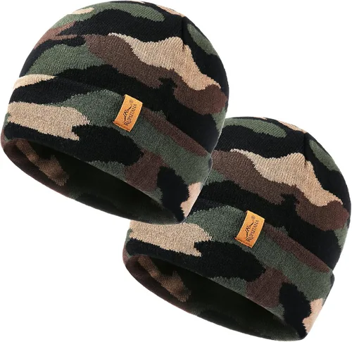 Miniatura 2 de Rajputana Paquete de 1 y 2 gorros de invierno unisex para hombres y mujeres