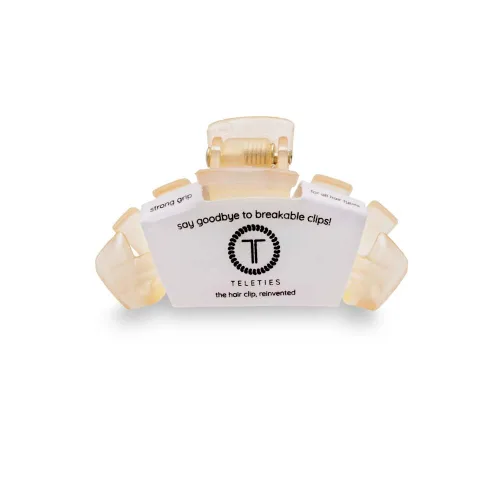 Teleties - Pinza de pelo pequeña - Para cabello súper fino, niños pequeños, peinados con la mitad de pelo hacia arriba - Agarre fuerte, dientes