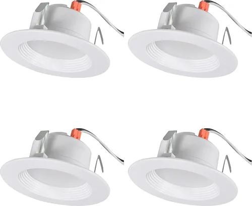 Miniatura 15 de LEDVANCE Kit de lámpara empotrable LED RT4 de 4 pulgadas, reemplazo de 50 W, base mediana E26, color blanco, 1 unidad (paquete de 1)