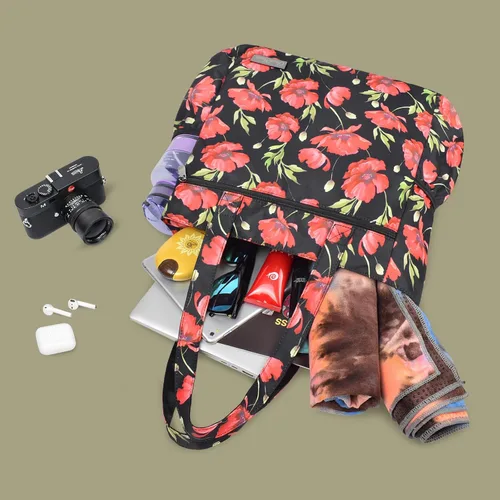 Miniatura 55 de CLOUDMUSIC Bolsa de hombro para enfermeras, profesores, trabajo, gimnasio, viajes, playa, mujeres, con gran capacidad, impermeable