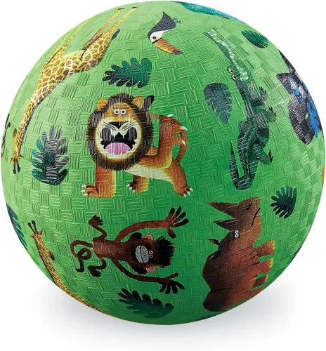 Crocodile Creek Pelota de Patio de Juegos – Pelota de goma duradera para niños de 3 años en adelante – Pelota inflable que rebota para kickball,