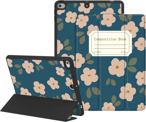 Miniatura 16 de Funda para iPad de 6ª/5ª generación de 9.7 pulgadas (2018/2017), iPad Air 2 y 1 (2014/2013), funda protectora con soporte para lápices, funda