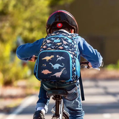 Miniatura 2 de mommore Mochila para niños con múltiples compartimentos, Dinosaurio, Mediana, Mochilas de viaje