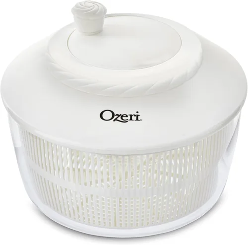 Miniatura 13 de Ozeri Molinillo de ensalada Fresca hecho en Italia y tazón para servir, sin BPA Rojo