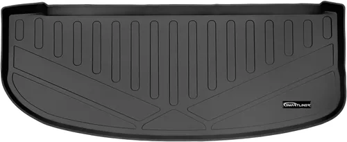 Miniatura 20 de SMARTLINER Juego de alfombrillas negras de tercera fila para todo tipo de clima, compatibles con Kia Telluride/Hyundai Palisade 2020-2023 con banco