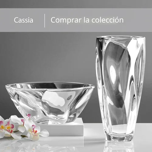 Miniatura 4 de Mikasa Jarrón de cristal Cassia, 12 pulgadas