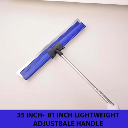 Miniatura 4 de Cuchilla para paneles de yeso con mango de extensión, cuchillas de 12 pulgadas, 20 y 32 pulgadas con 2 cuchillas de 0.012 in, tapas de extremo