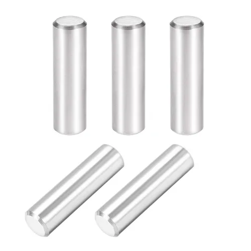 Miniatura 8 de uxcell 5 unids 0.315 in x 0.630 in pasador 304 acero inoxidable estante cilíndrico soporte pin sujetan elementos tono plata