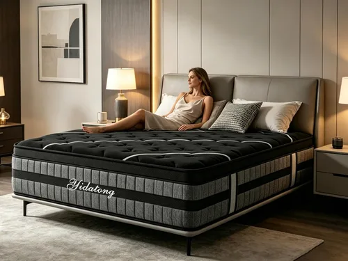 Miniatura 44 de Colchón tamaño individual de 10 pulgadas en una caja, espuma viscoelástica híbrida y resortes embolsados, 7 zonas para dormir de espalda y de lado