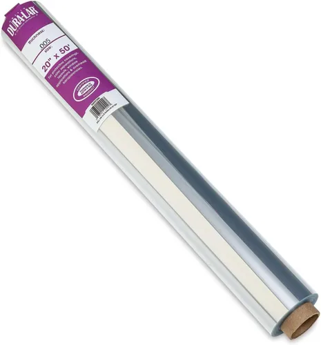 Grafix Dura-Lar - Película de 0.005 pulgadas, ultra transparente, brillante, 20" x 50', material, alternativa de Mylar/acetato para, plantillas y