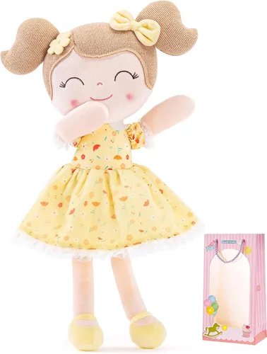 Miniatura 4 de Gloveleya Muñecas de bebé suaves y acogedoras, primeros regalos para niñas, muñeca de bebé con vestido azul estampado de estrellas, Serie Galaxia