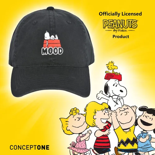 Miniatura 7 de Concept One Peanuts Snoopy Dad Hat Adult Adjustable Baseball Cap with Curved Brim