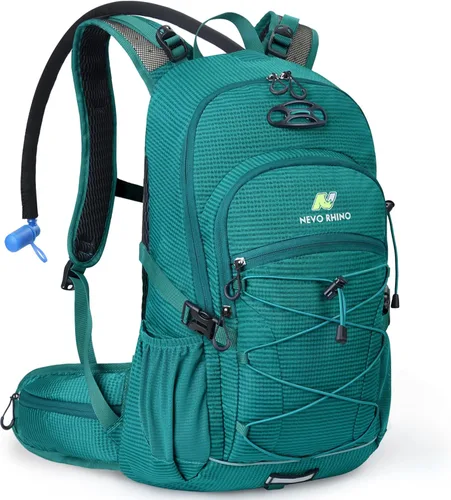 Miniatura 7 de Mochila de hidratación de 3 L, mochila de agua para senderismo con cubierta para lluvia, mochila de hidratación con aislamiento para ciclismo