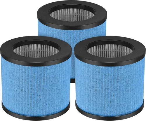 Miniatura 10 de TPAP002 Filtro de repuesto 3 en 1 actualizado compatible con TOPPIN TPAP002 Purificador de aire Comfy Air C1, parte #TPFF002, paquete de 2 TPAP002
