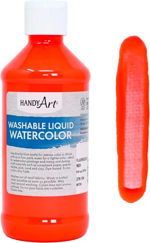 Miniatura 33 de Handy Art Acuarela líquida lavable de 8 onzas, azul