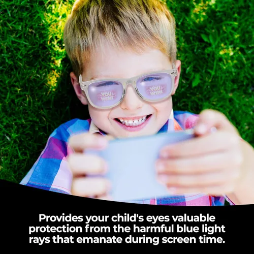 Miniatura 6 de GALVANOX Ava & Ethan - Gafas de luz azul para niños, bloqueo de luz azul para computadora/juegos (de 3 a 7 años)