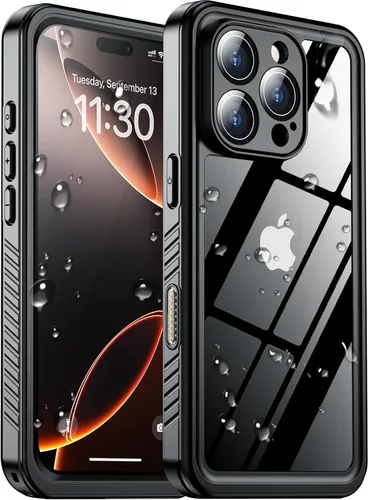 Miniatura 48 de SPIDERCASE Solo diseñada para el iPhone 13 Pro Max, funda impermeable, lente incorporada y protector de pantalla, protección completa de alta