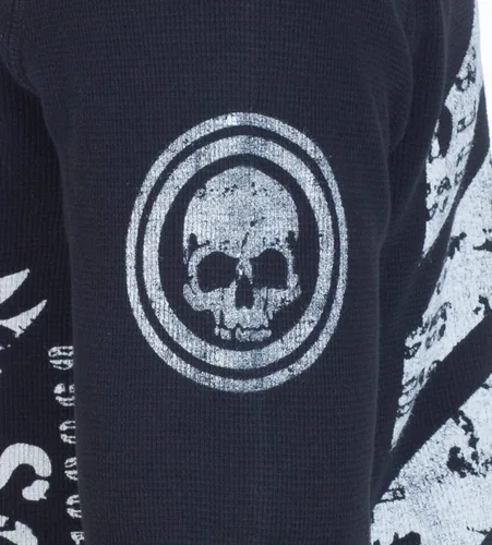 Miniatura 7 de Archaic by Affliction - Camisa térmica de manga larga para hombre, Negro