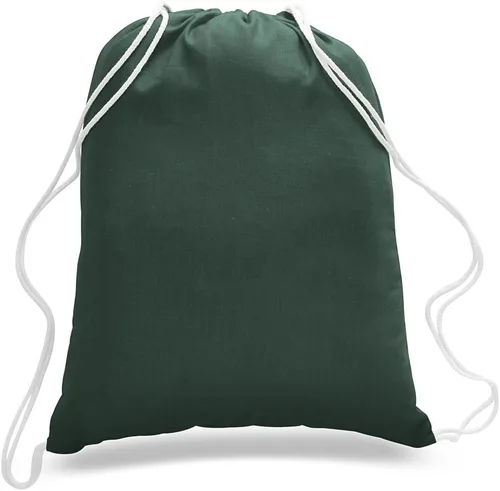 Miniatura 11 de Mochilas con cordeles ToteBagFactory, de algodón, deportivas (paquete de 12 unidades)